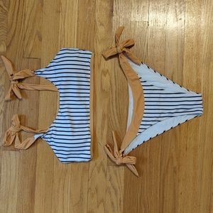Striped bikini